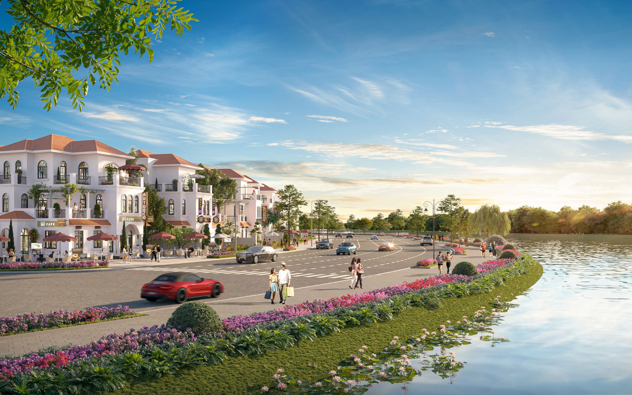 Mẫu Biệt Thự Ven Sông Dự Án Việt Yên Riverside